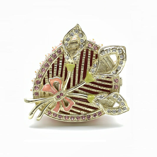 Keren Kopal Pink Beautiful Decorated Trinket Box