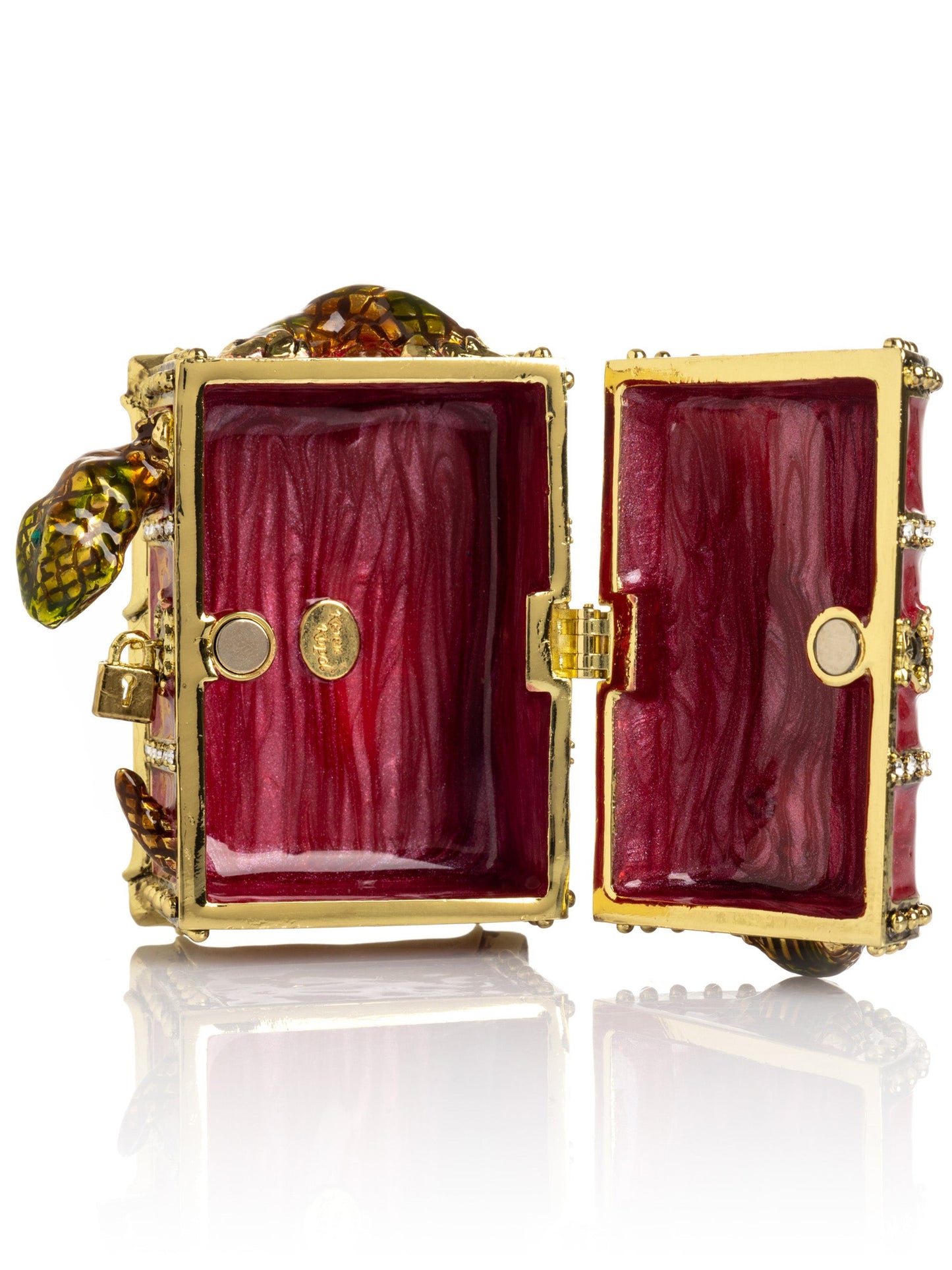 Keren Kopal Red Treasure Chest with Snake