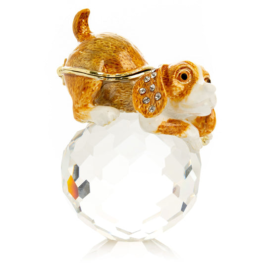 Keren Kopal Brown Puppy on Crystal