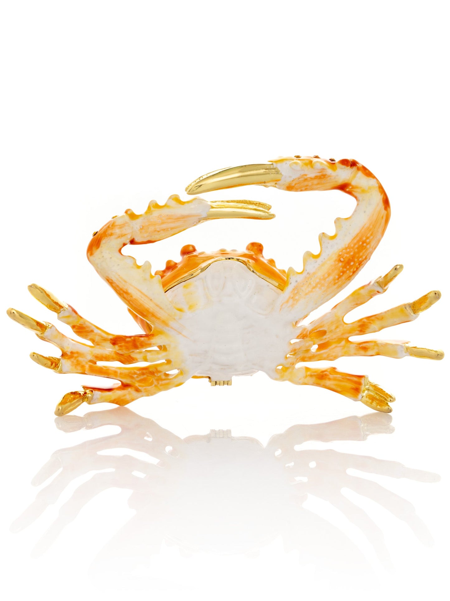 Keren Kopal Orange Crab trinket box