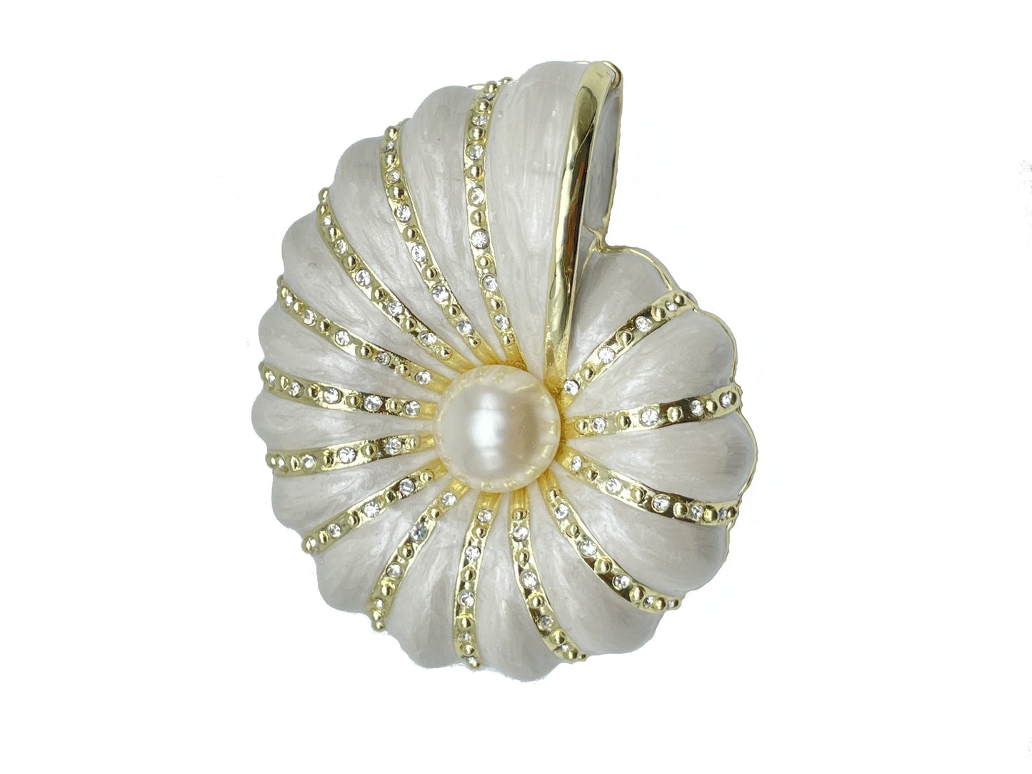 Keren Kopal Pearl and Gold Sea Shell