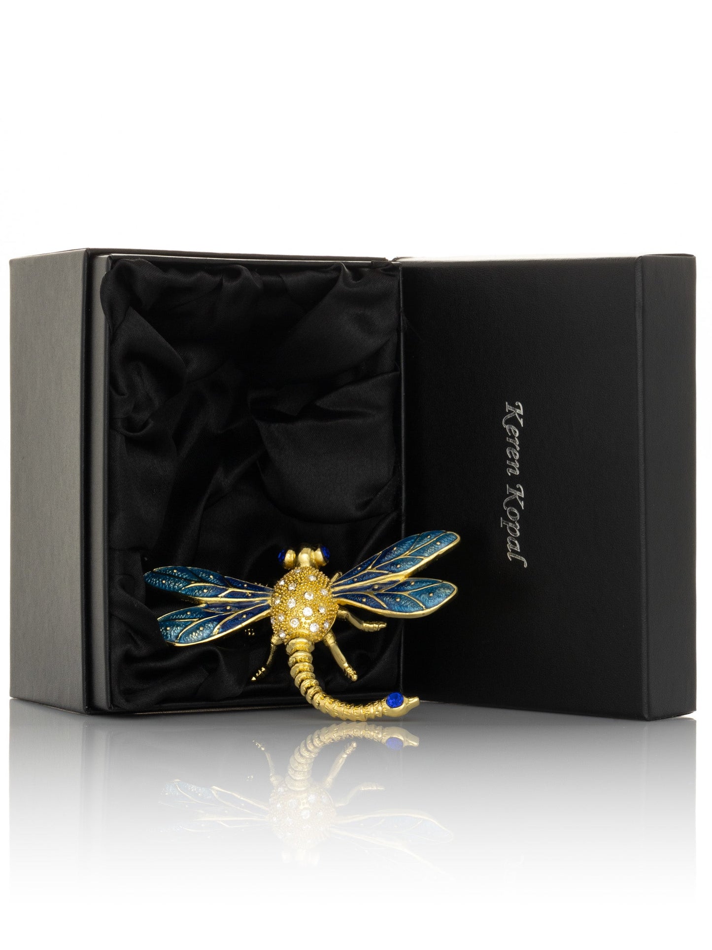 Keren Kopal Golden Blue Dragonfly