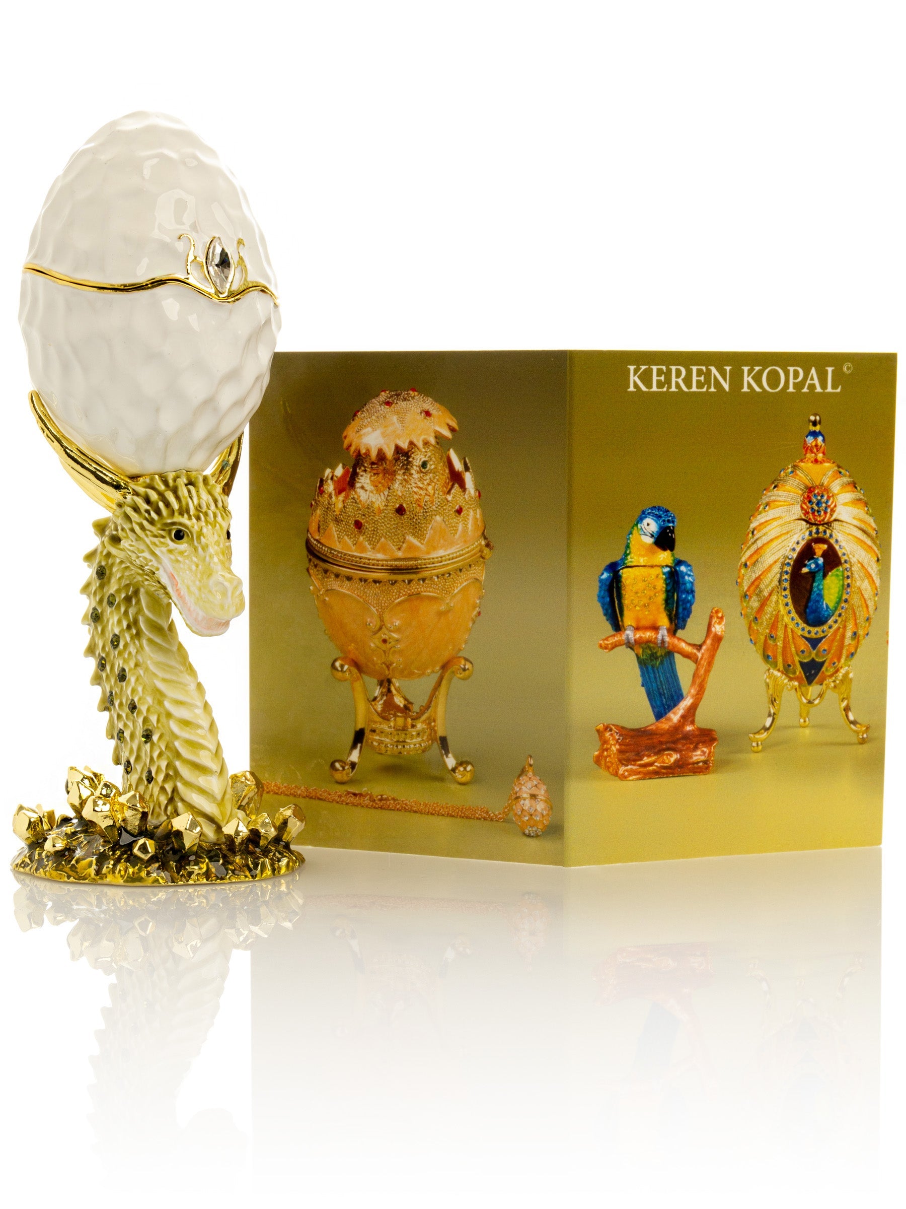 Keren Kopal Golden Dragon head white egg