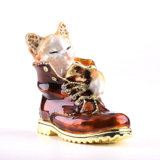 Keren Kopal Brown Shoe with Cat