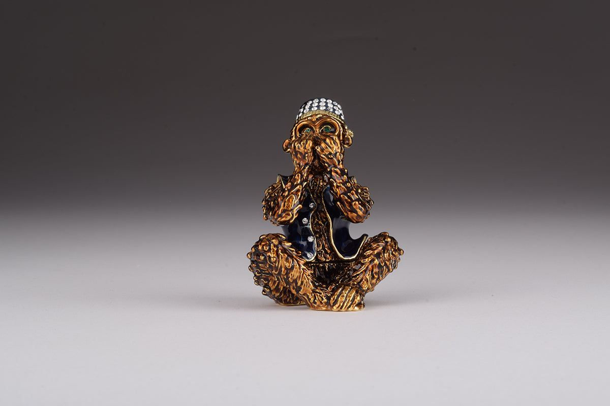 Keren Kopal Brown Monkey Iwazaru speak no evil