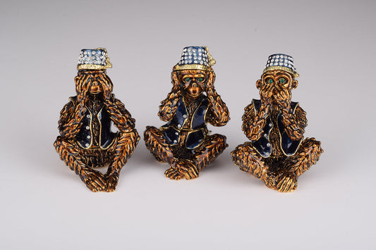 Keren Kopal Three Wise Monkeys "see no evil, hear no evil, speak no evil"