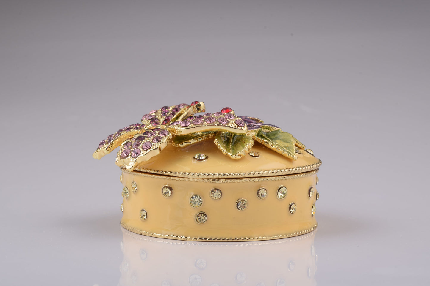 Keren Kopal Peach Trinket Box