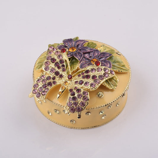 Keren Kopal Peach Trinket Box