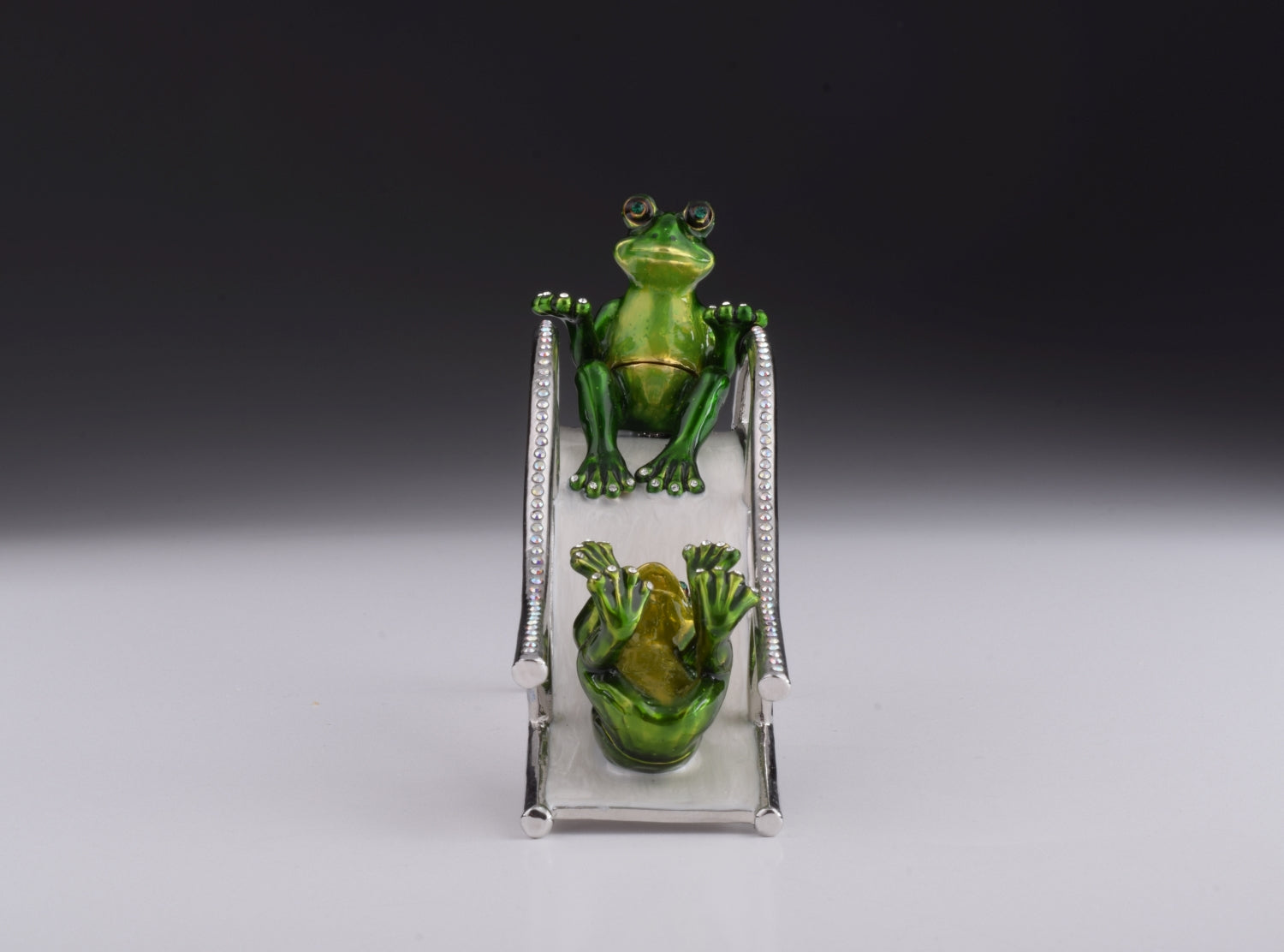 Keren Kopal Two Frogs Riding Slide