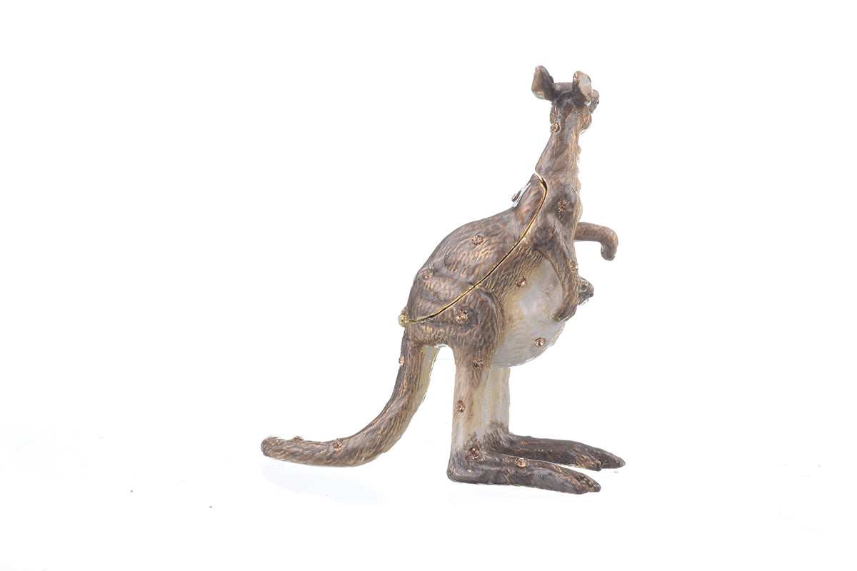 Keren Kopal Brown Kangaroo with Baby