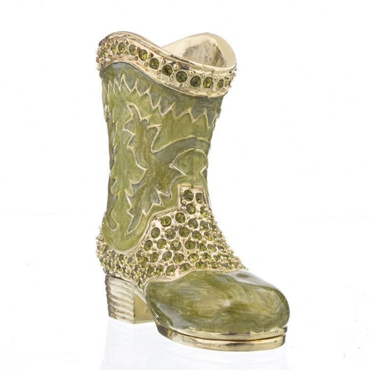 Green Musketeer Shoe - Exquisite Decor