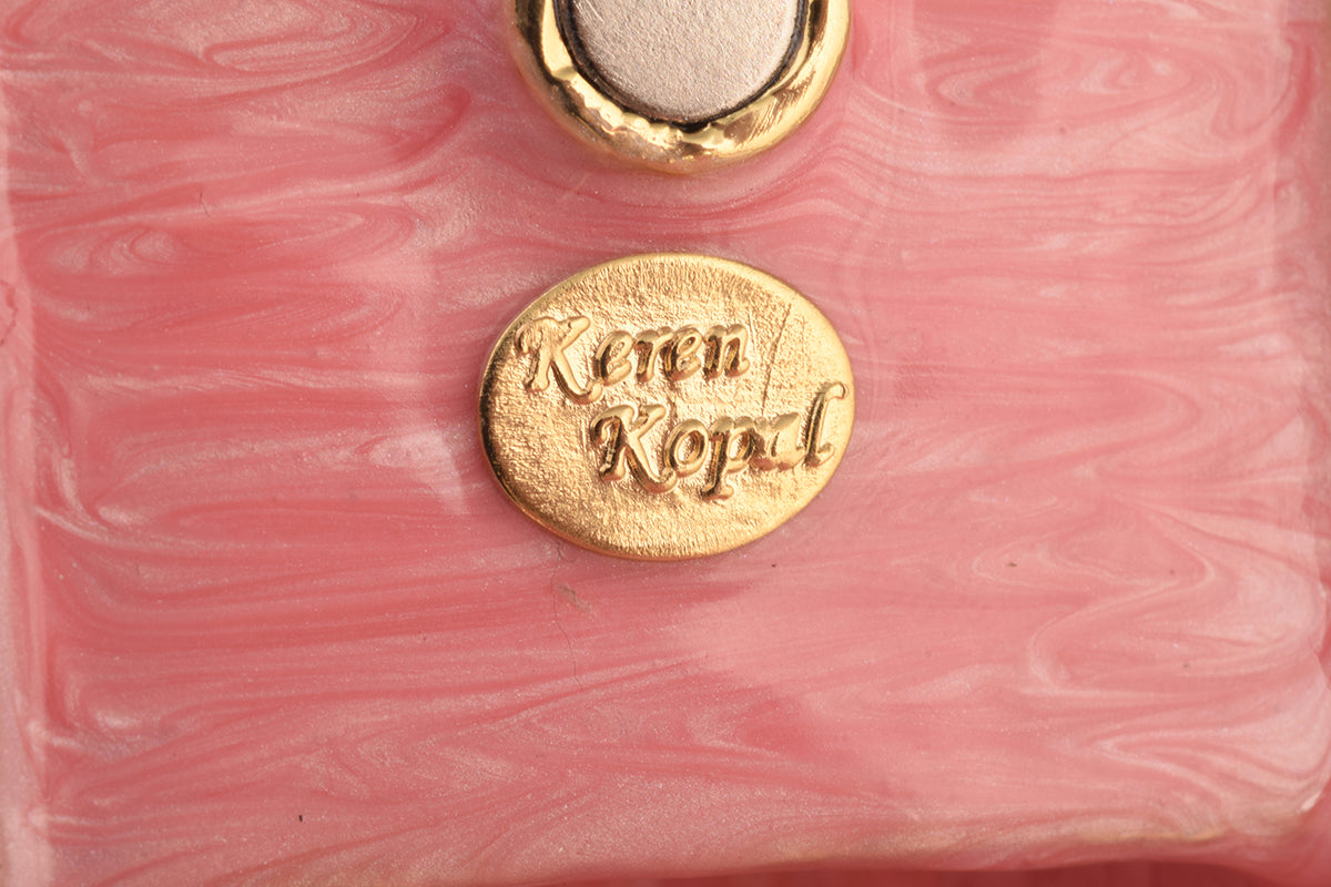 Keren Kopal Pink Baby Carriage Trinket Box