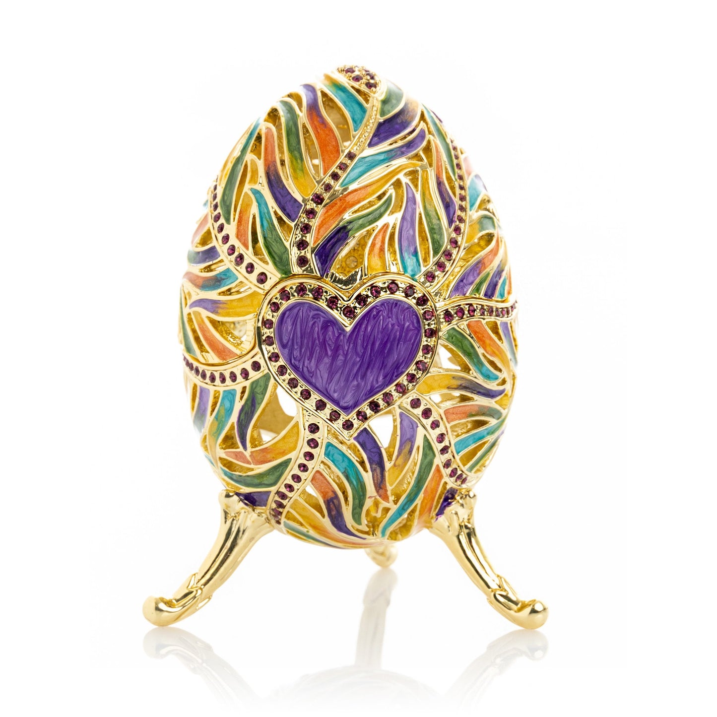 Keren Kopal colorful heart egg