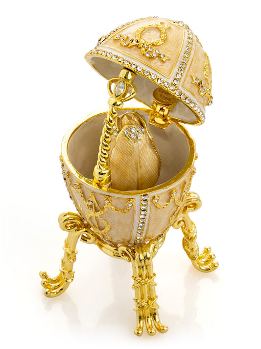 Keren Kopal Gold Egg with surprise Tulip flower