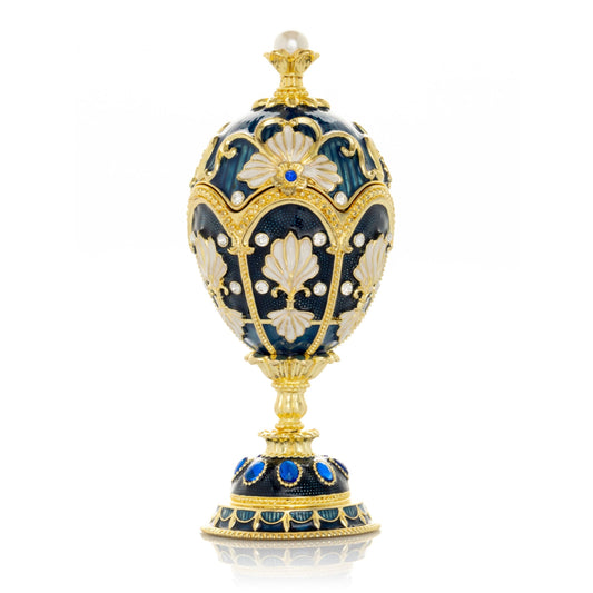 Keren Kopal Music Playing Blue Faberge Egg