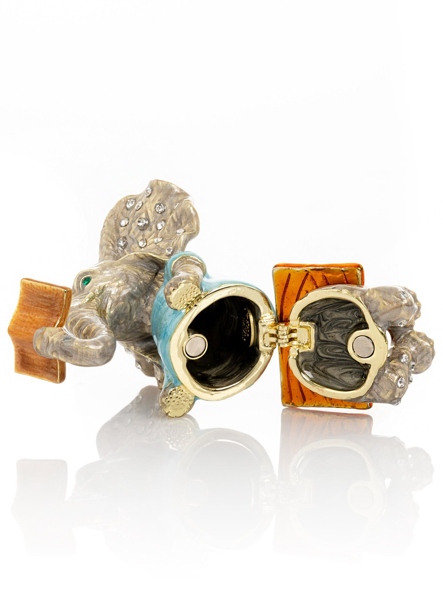 Keren Kopal Elephant Sitting and Reading a Book