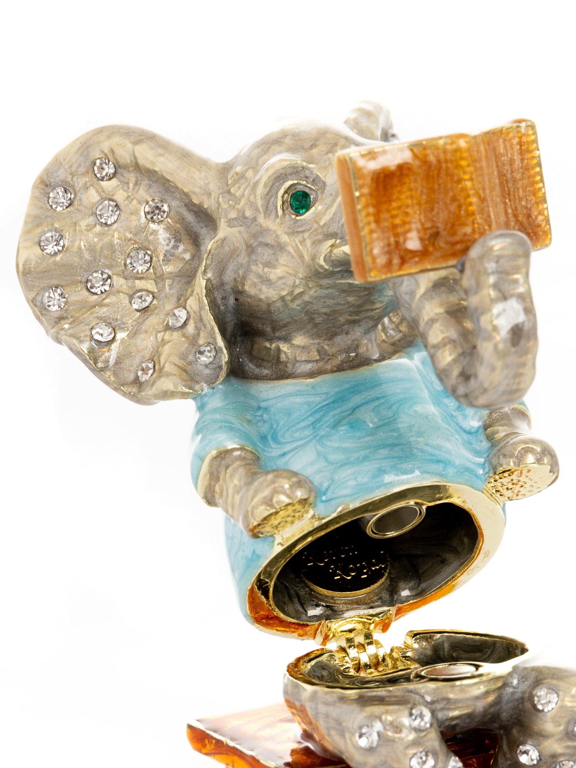 Keren Kopal Elephant Sitting and Reading a Book