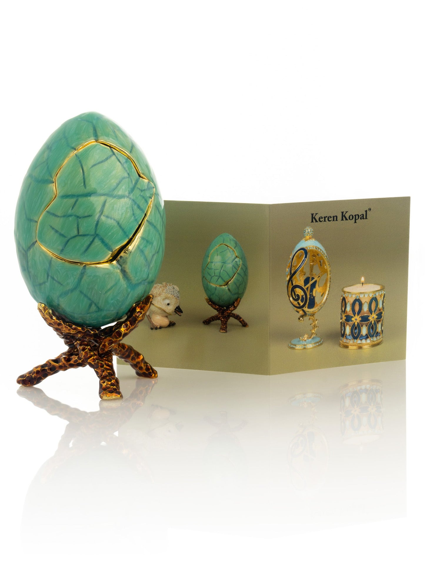 Keren Kopal Turquoise Faberge Egg