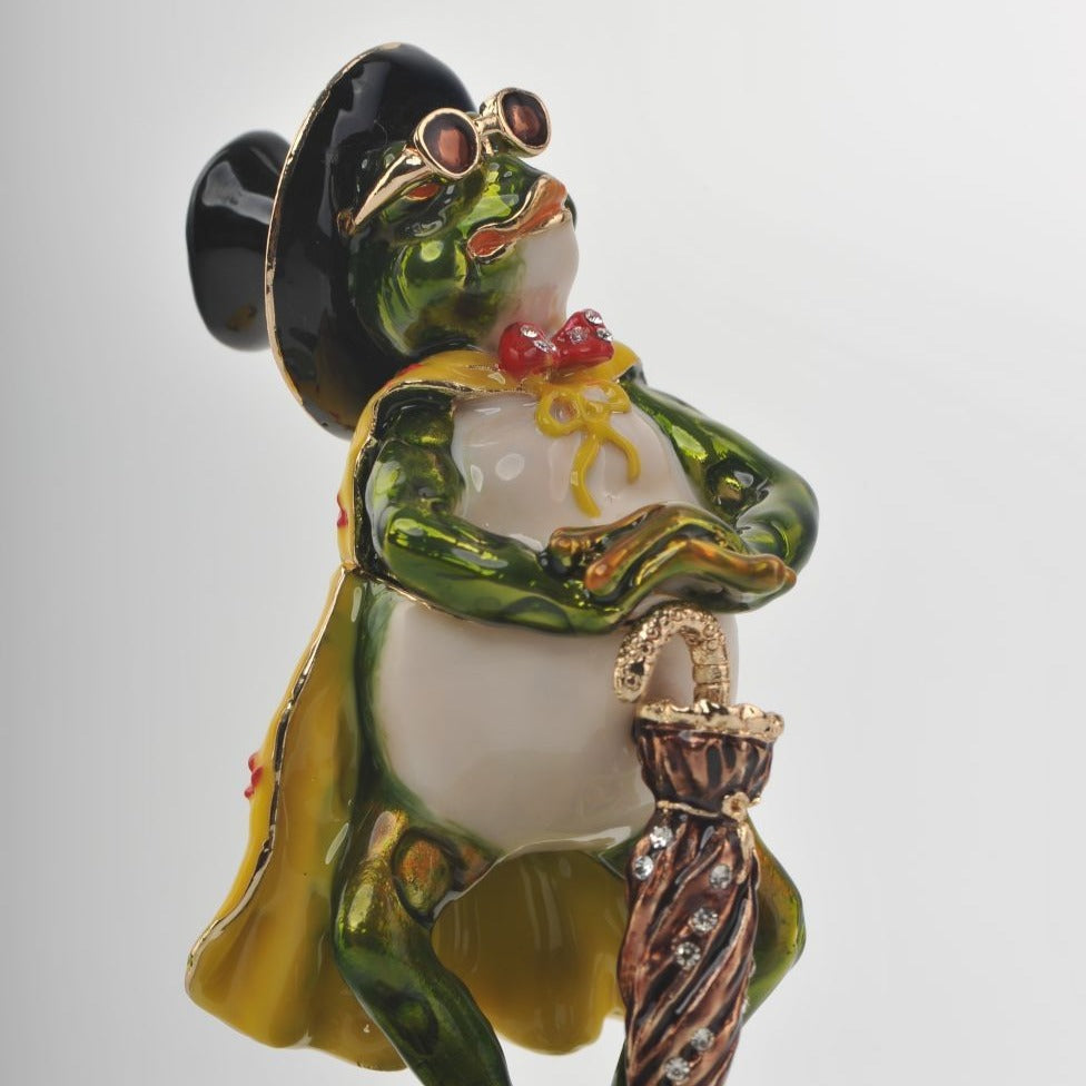 Keren Kopal Elegant Frog in Yellow Cape