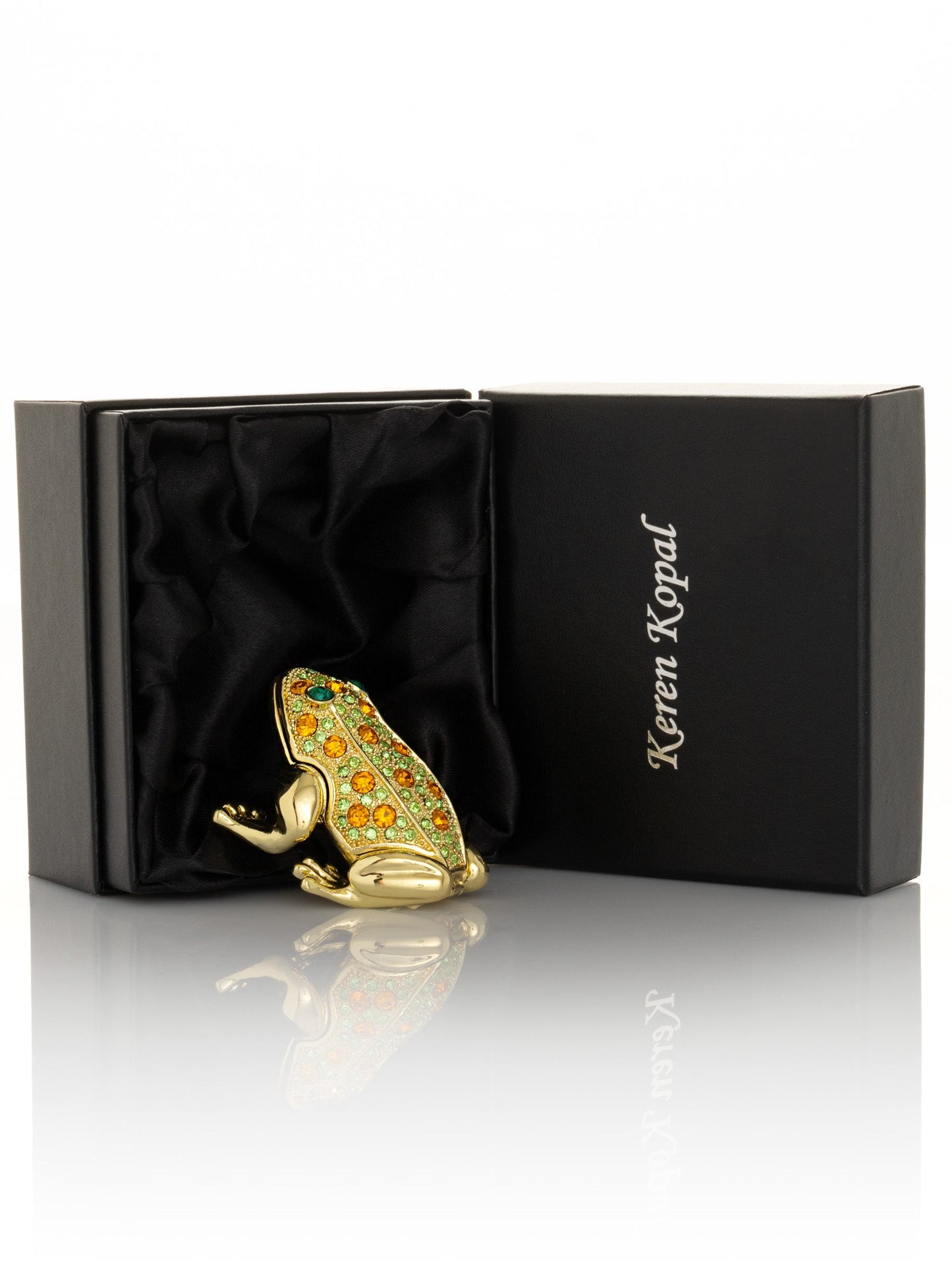 Keren Kopal Gold & Green Frog