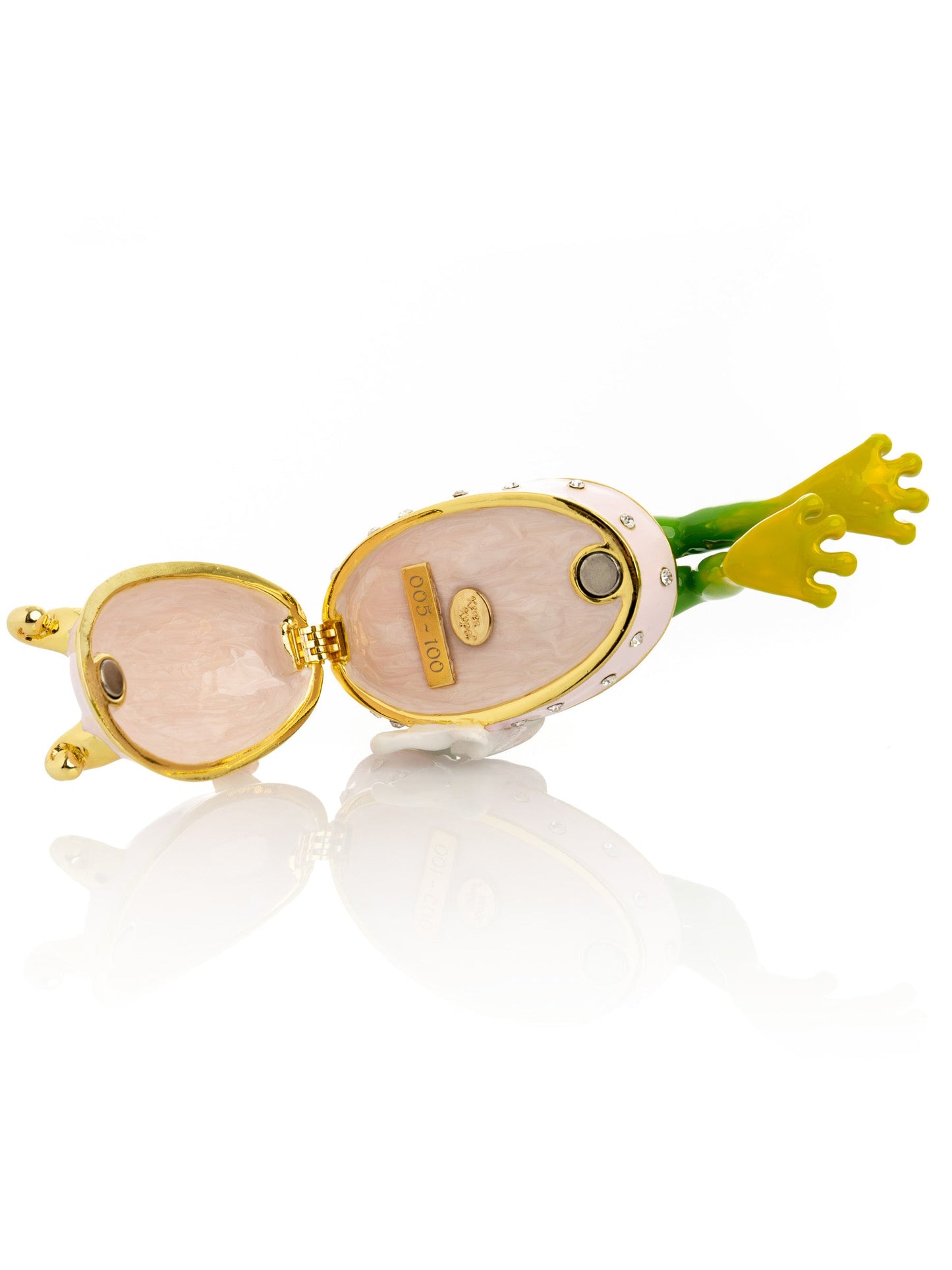 Keren Kopal Frog In Bathtub Trinket Box