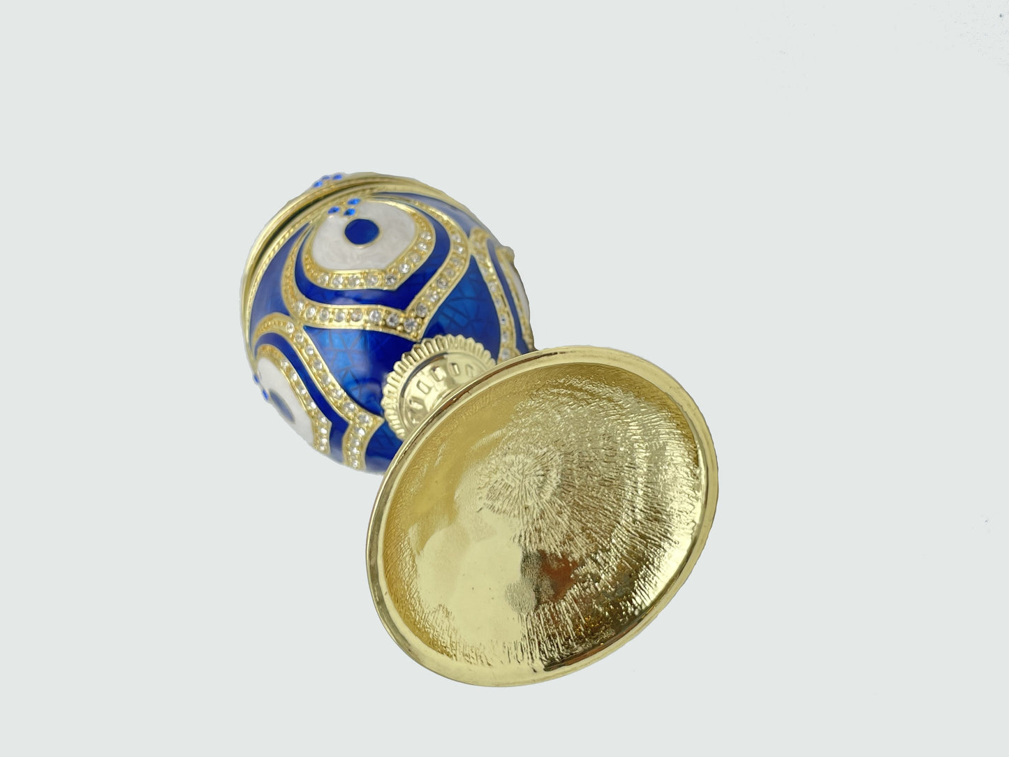 Keren Kopal Blue Faberge Egg Beethoven Music Playing