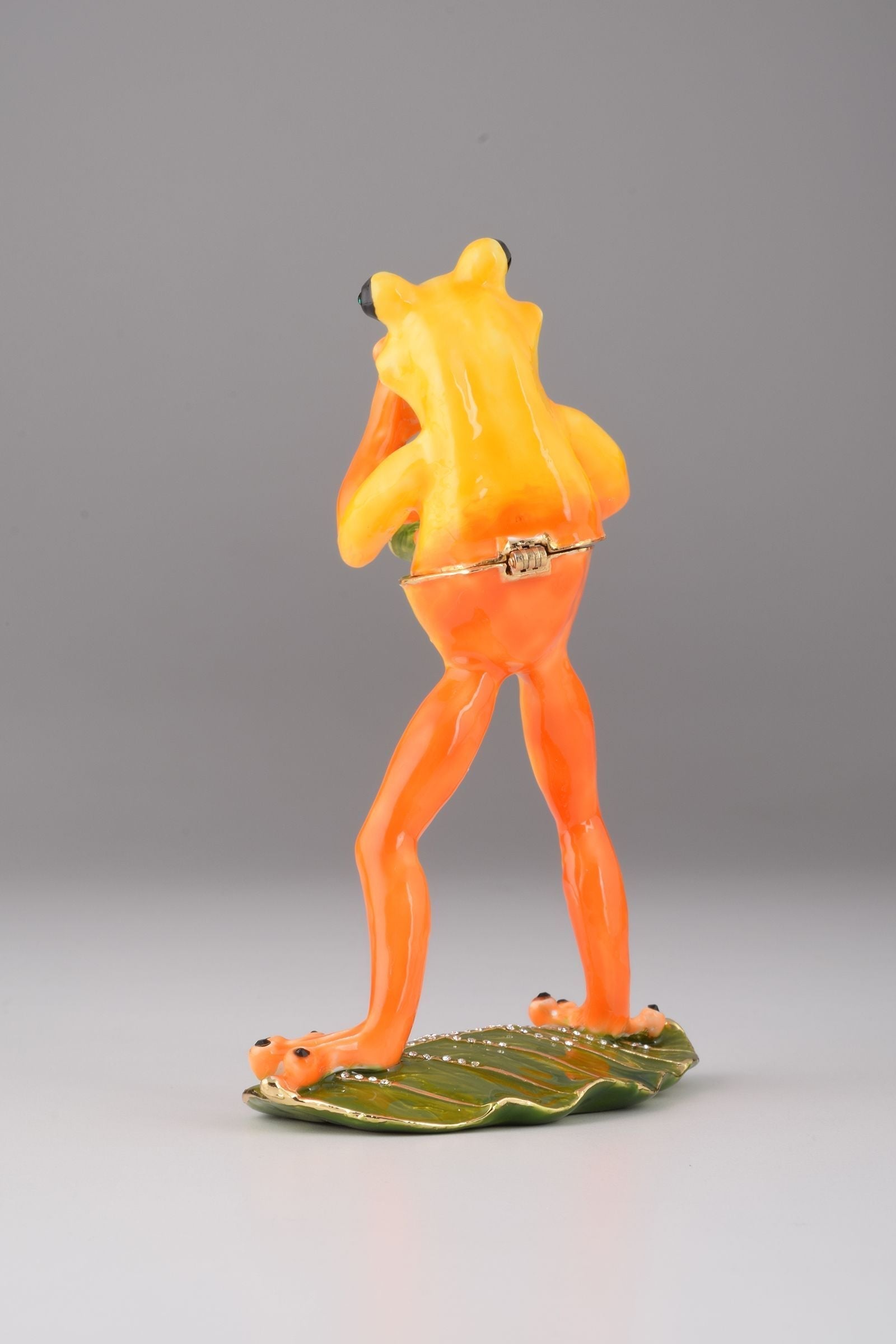 Keren Kopal Frog Playing a Saxophone