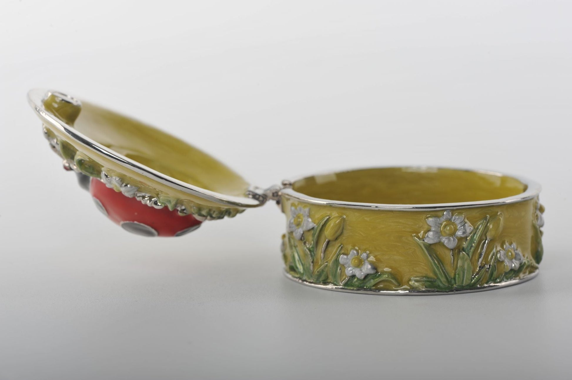 Keren Kopal Green Box with Red Ladybug