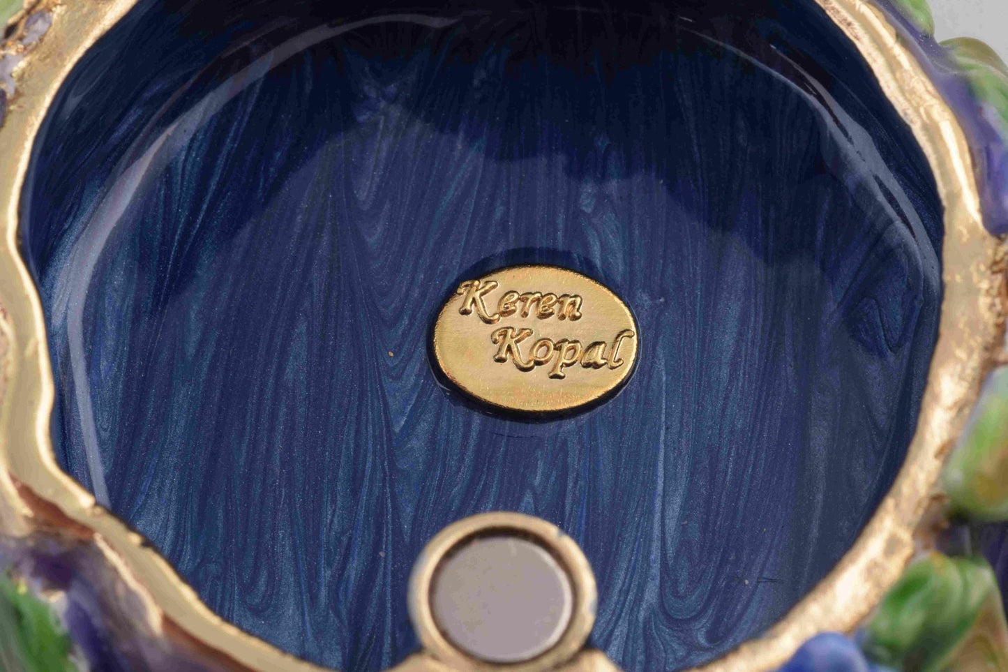 Keren Kopal Blue Butterfly on Flowers