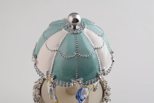 Faberge Egg  with Music Royal Horses Carousel