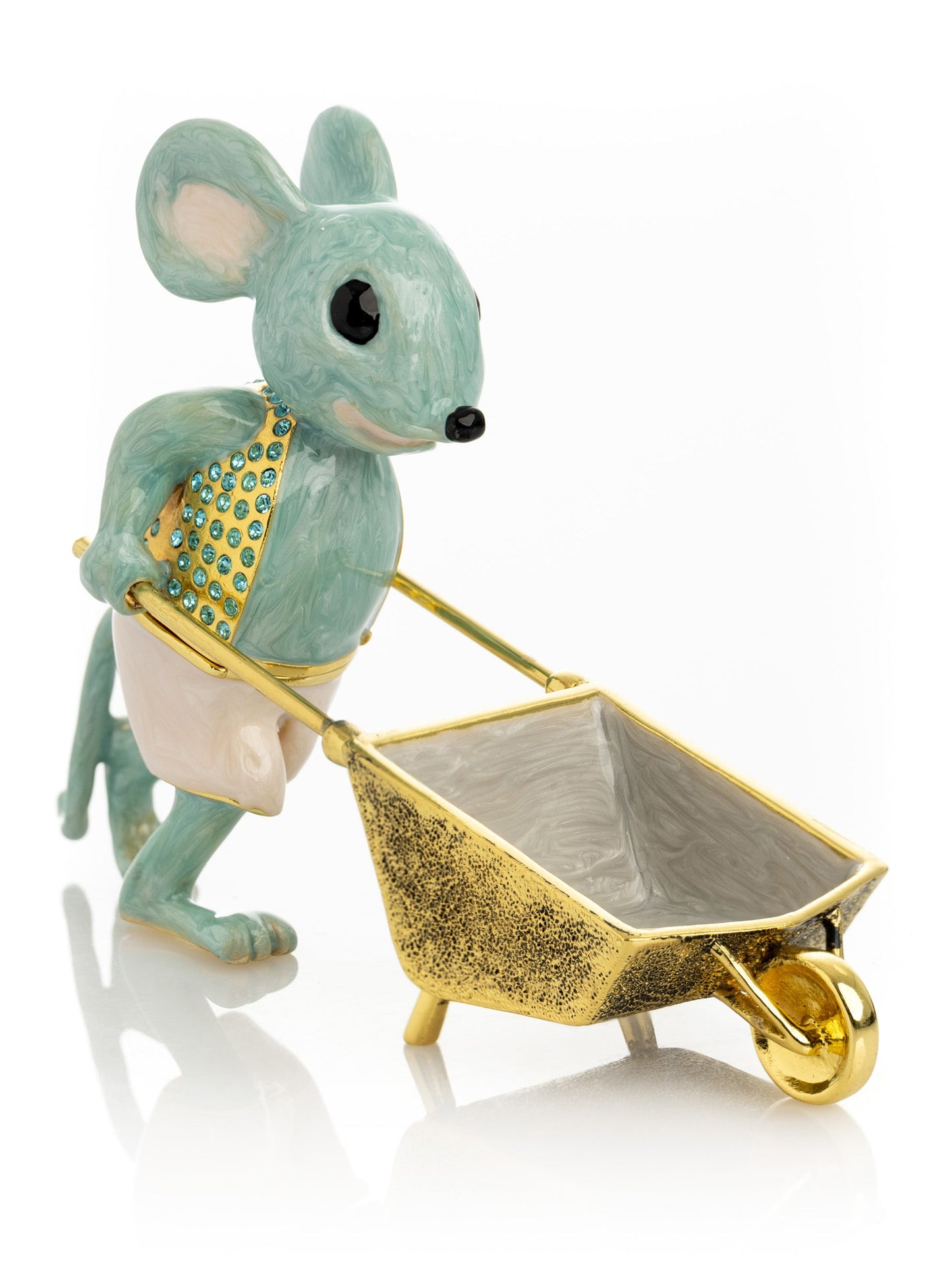 Keren Kopal Mouse with Wheelbarrow