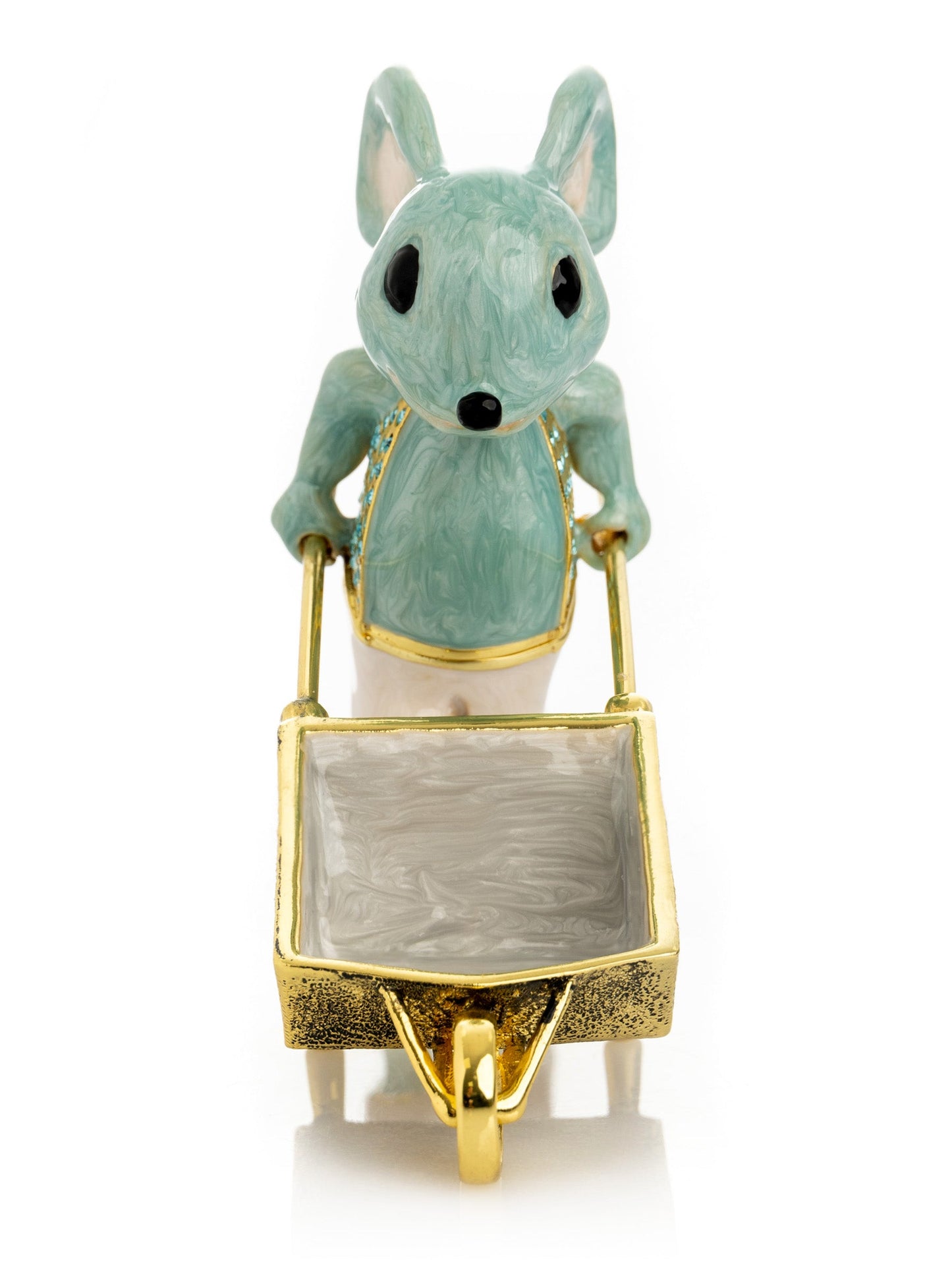 Keren Kopal Mouse with Wheelbarrow