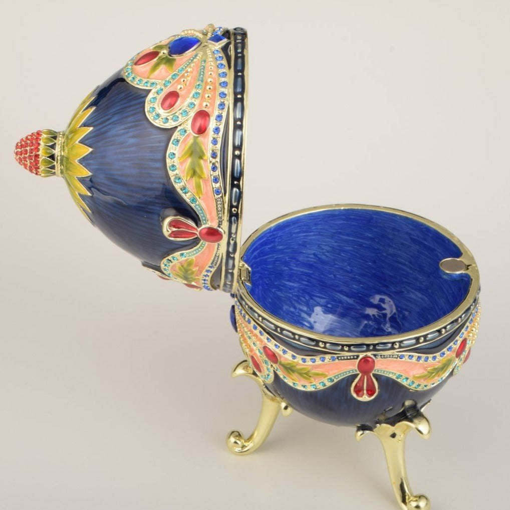 Keren Kopal Blue Colorful Russian Egg