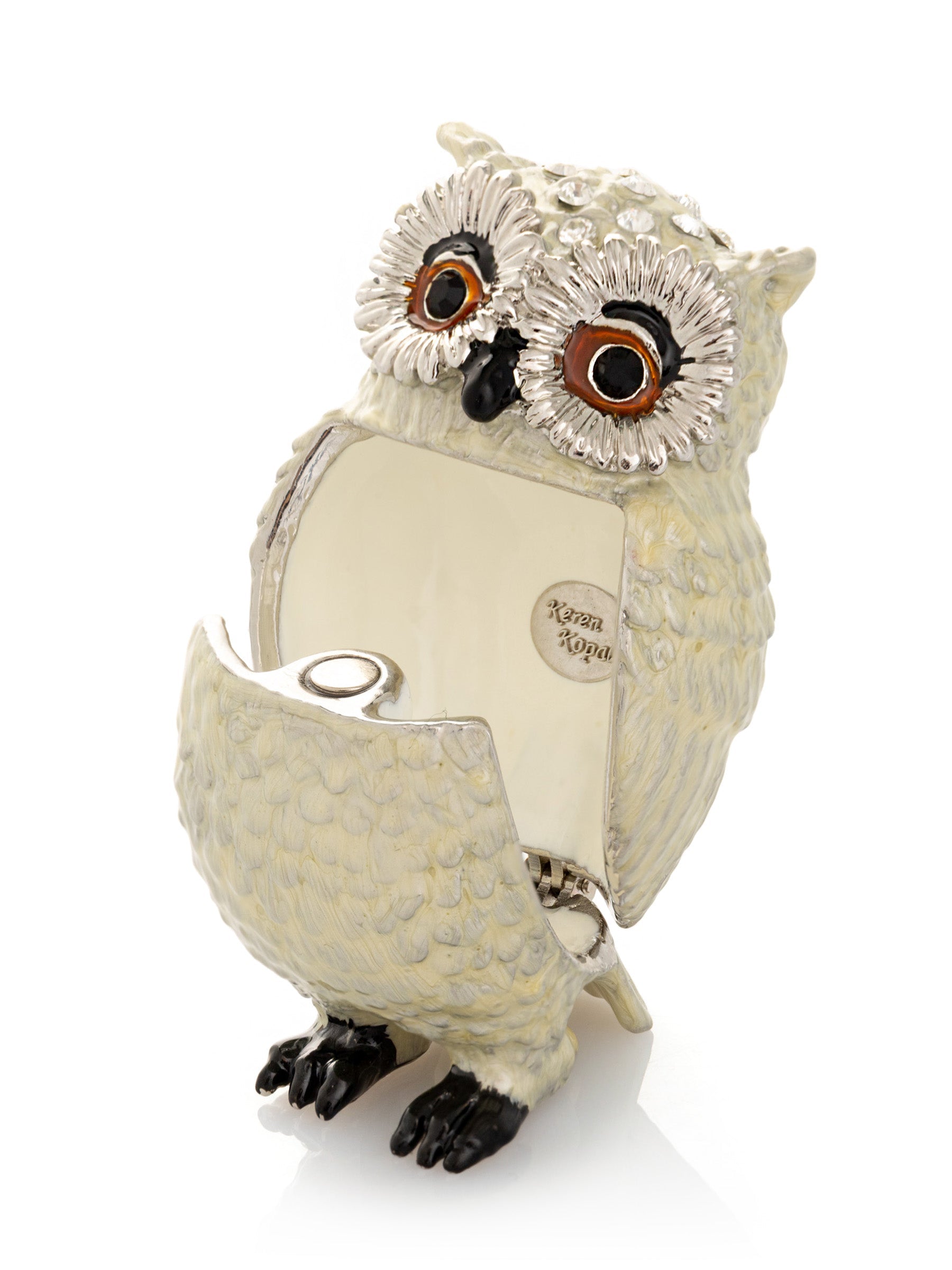 Keren Kopal Silver and White Owl