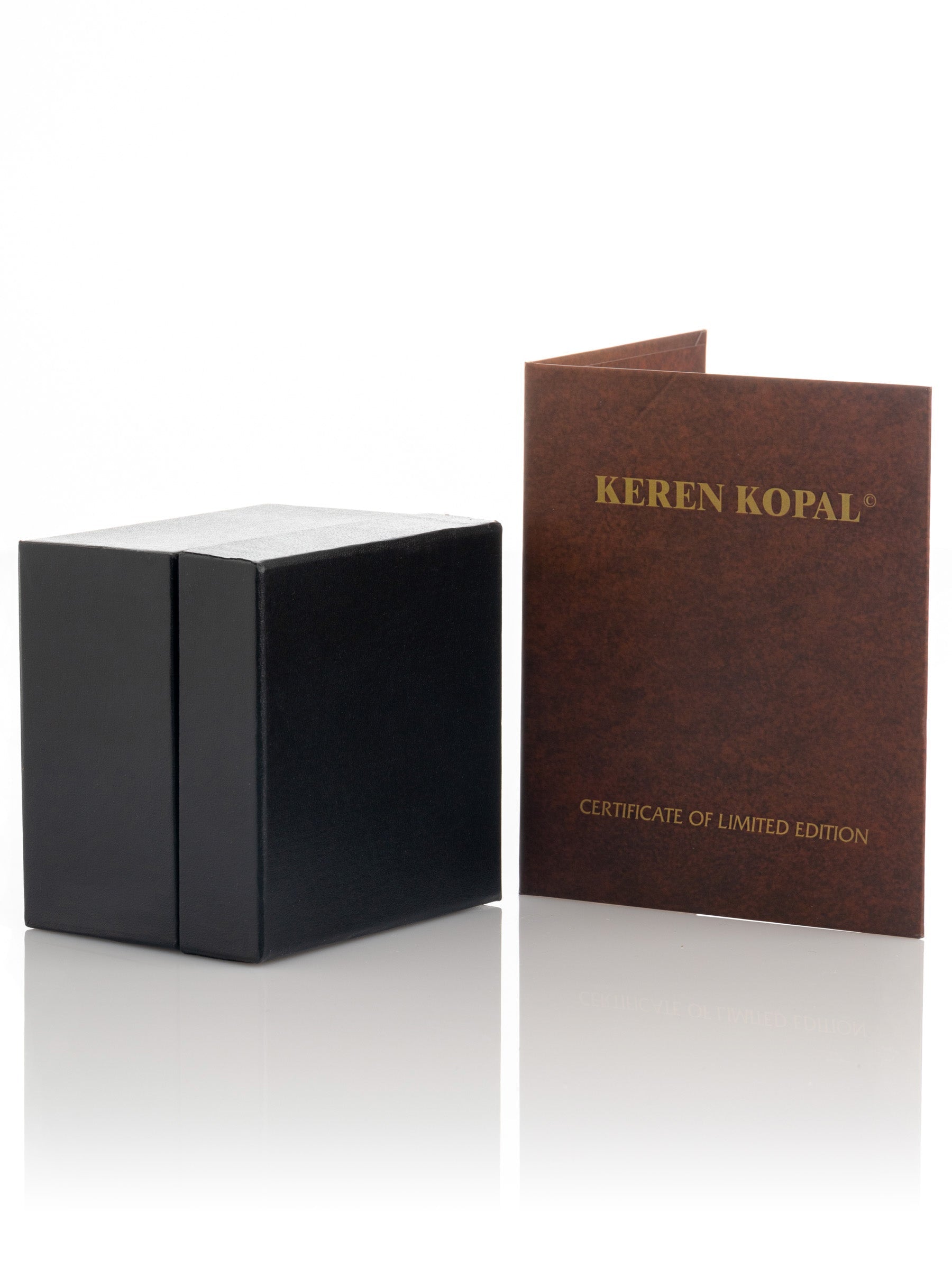 Keren Kopal Two Owls Sitting on Tree Trunk