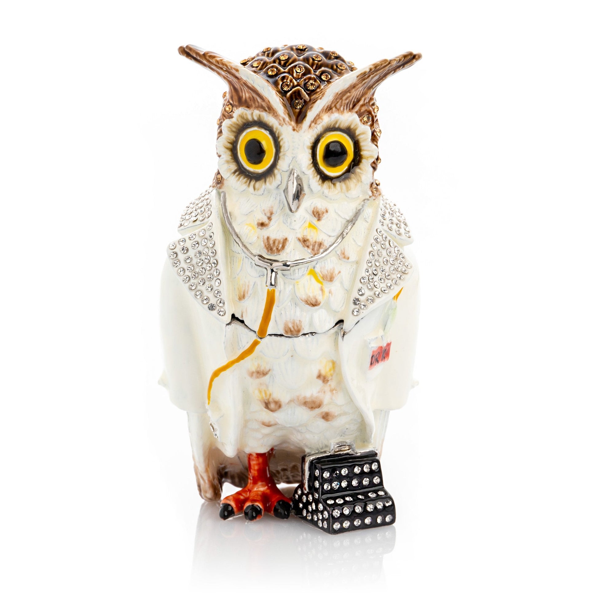 Keren Kopal Owl Doctor Trinket box