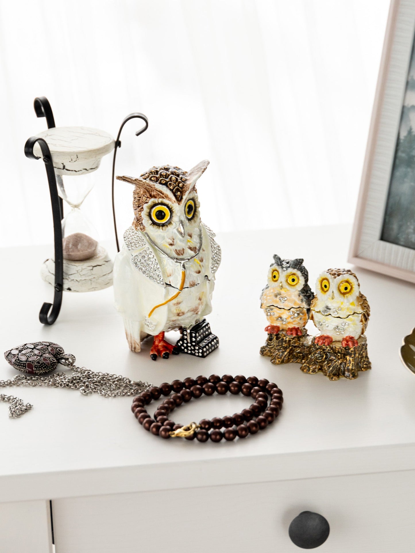 Keren Kopal Owl Doctor Trinket box