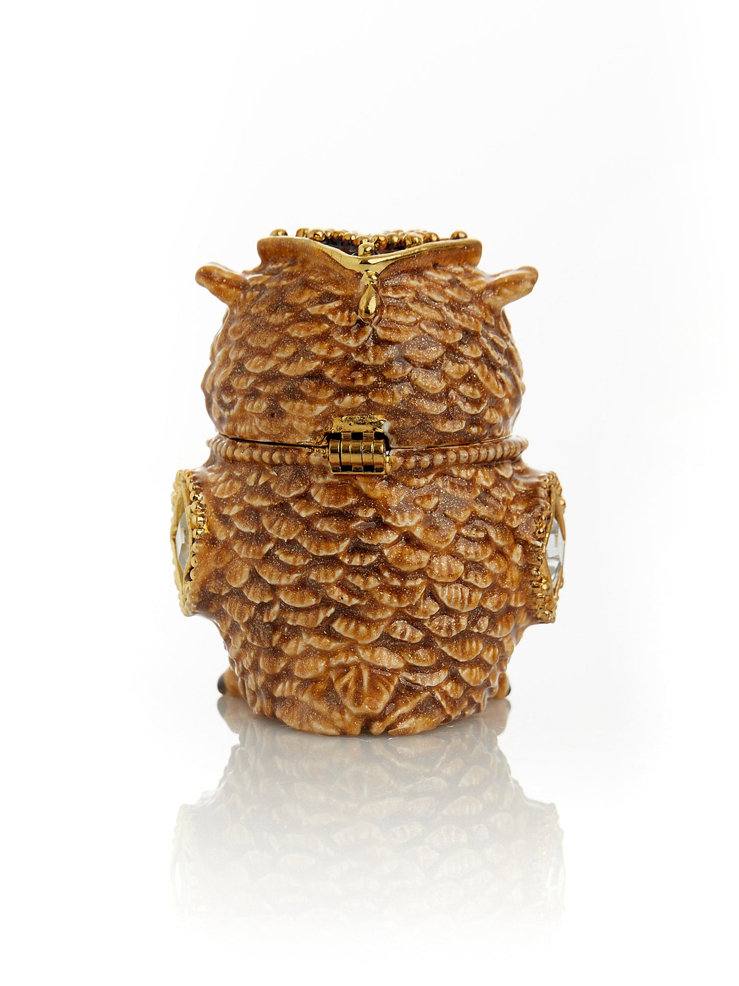 Keren Kopal Brown Owl Trinket Box