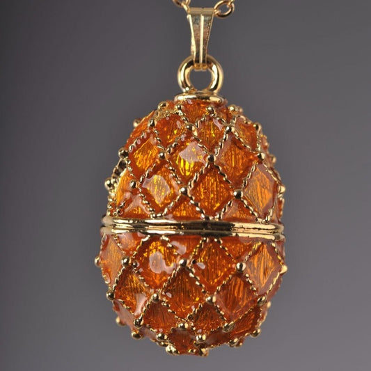 Keren Kopal Orange Egg Pendant Necklace