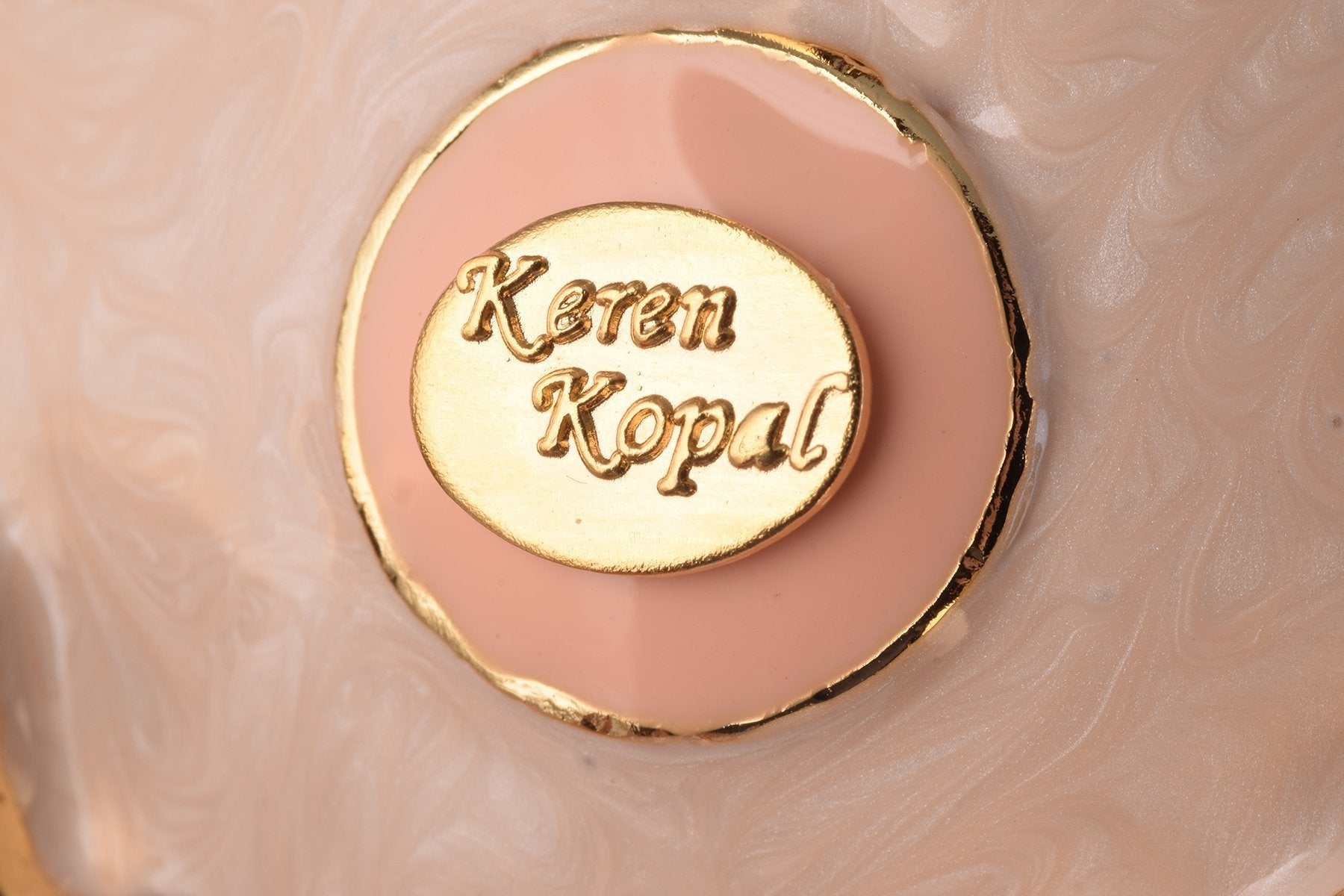 Keren Kopal Pink Wind up Carousel Faberge Egg