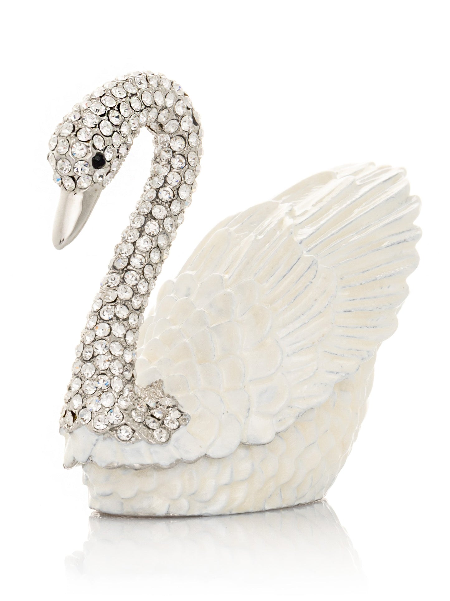 Keren Kopal White Swan with crystal neck