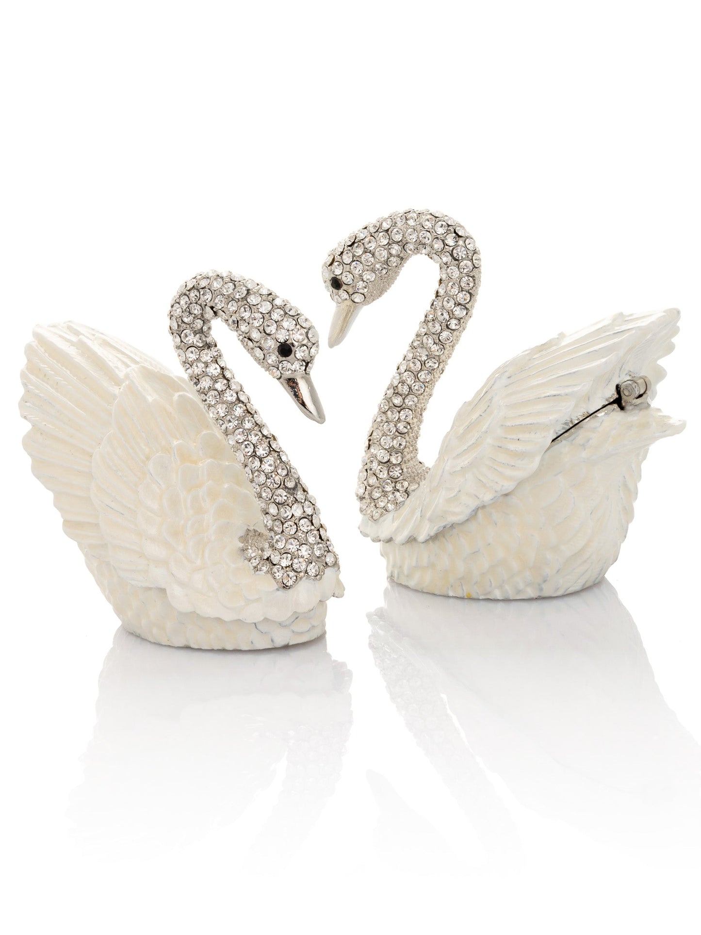 Keren Kopal White Swan with crystal neck