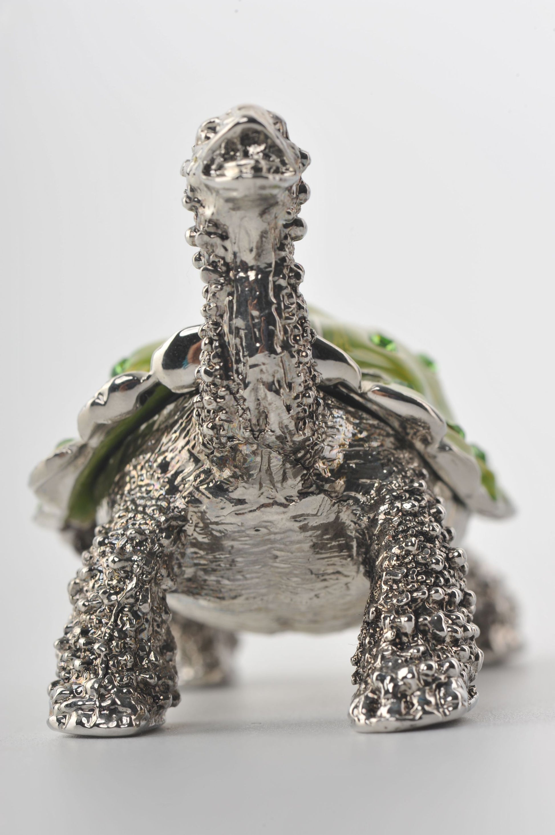 Keren Kopal Silver & Green Turtle