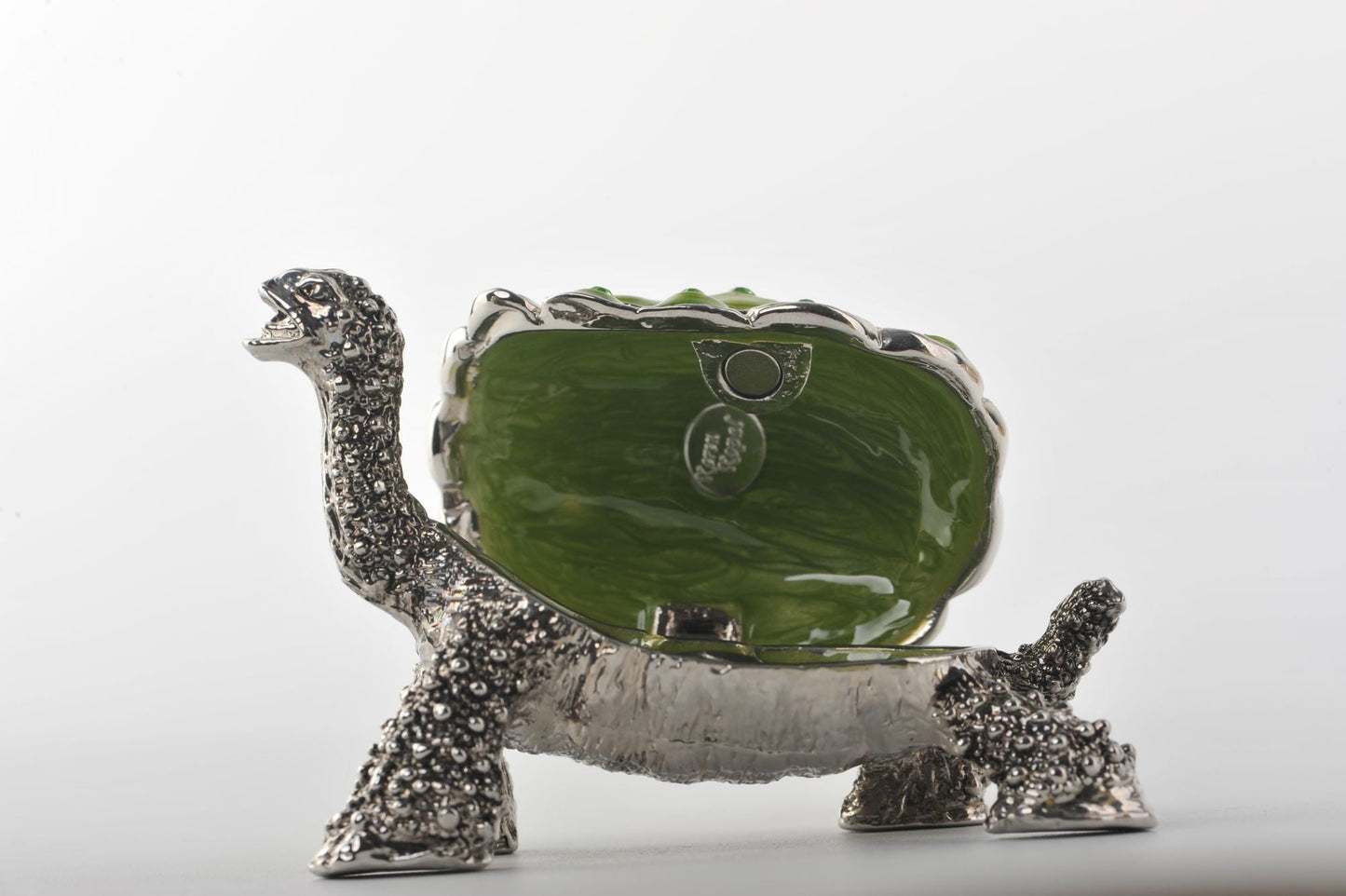 Keren Kopal Silver & Green Turtle