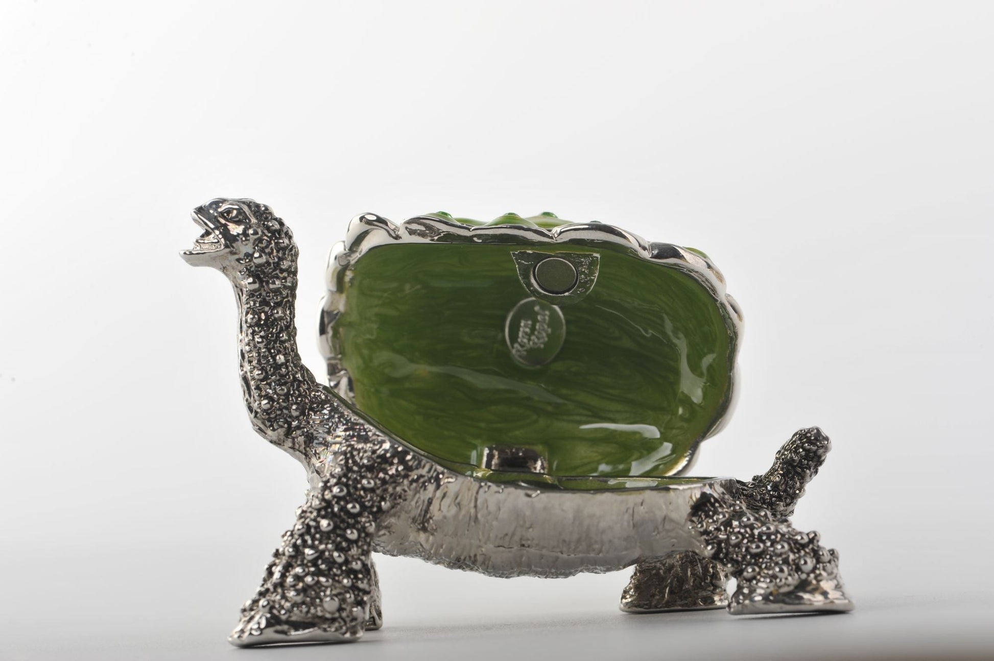 Keren Kopal Silver & Green Turtle