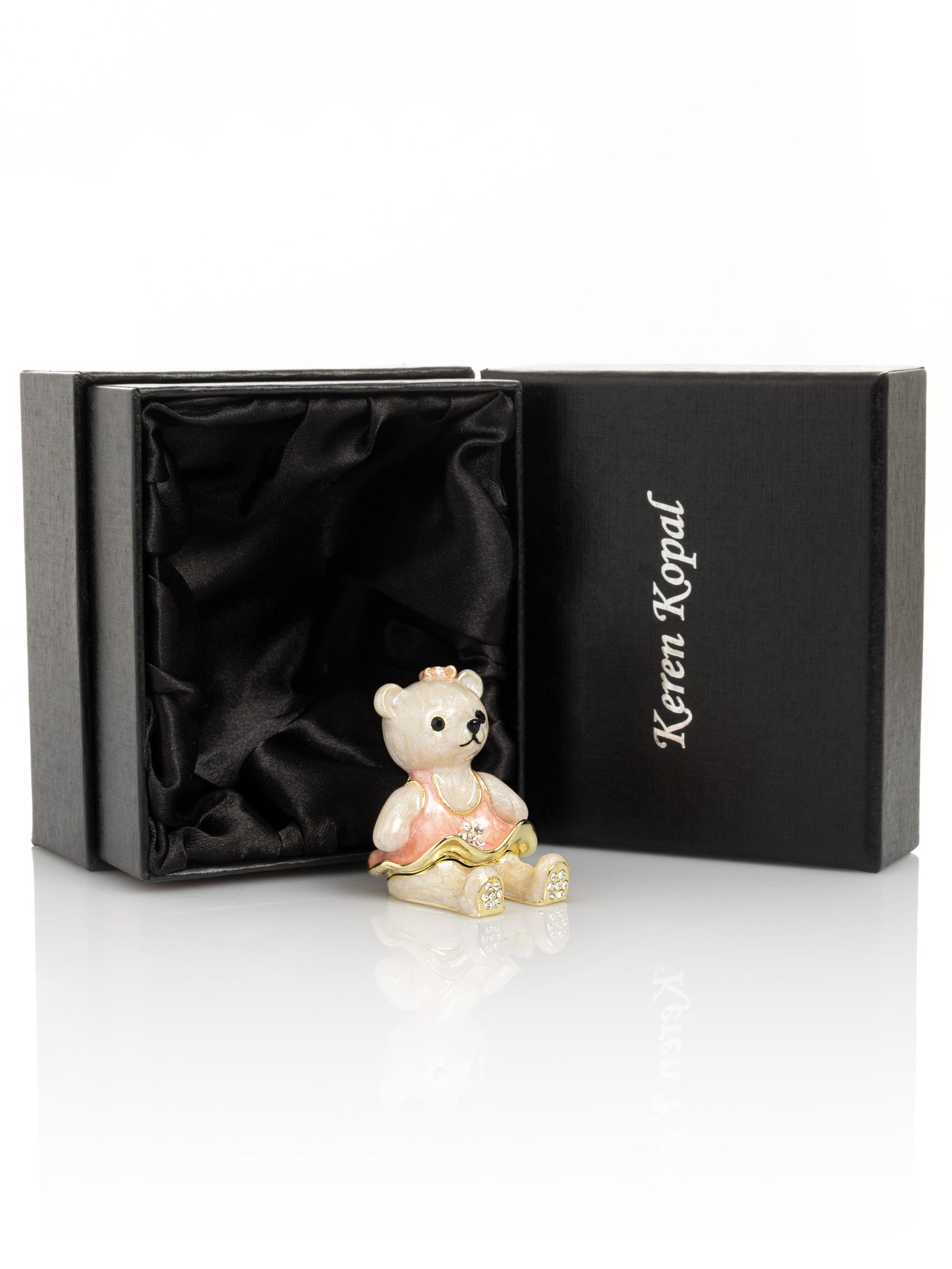 Keren Kopal Teddy Bear with Pink Dress