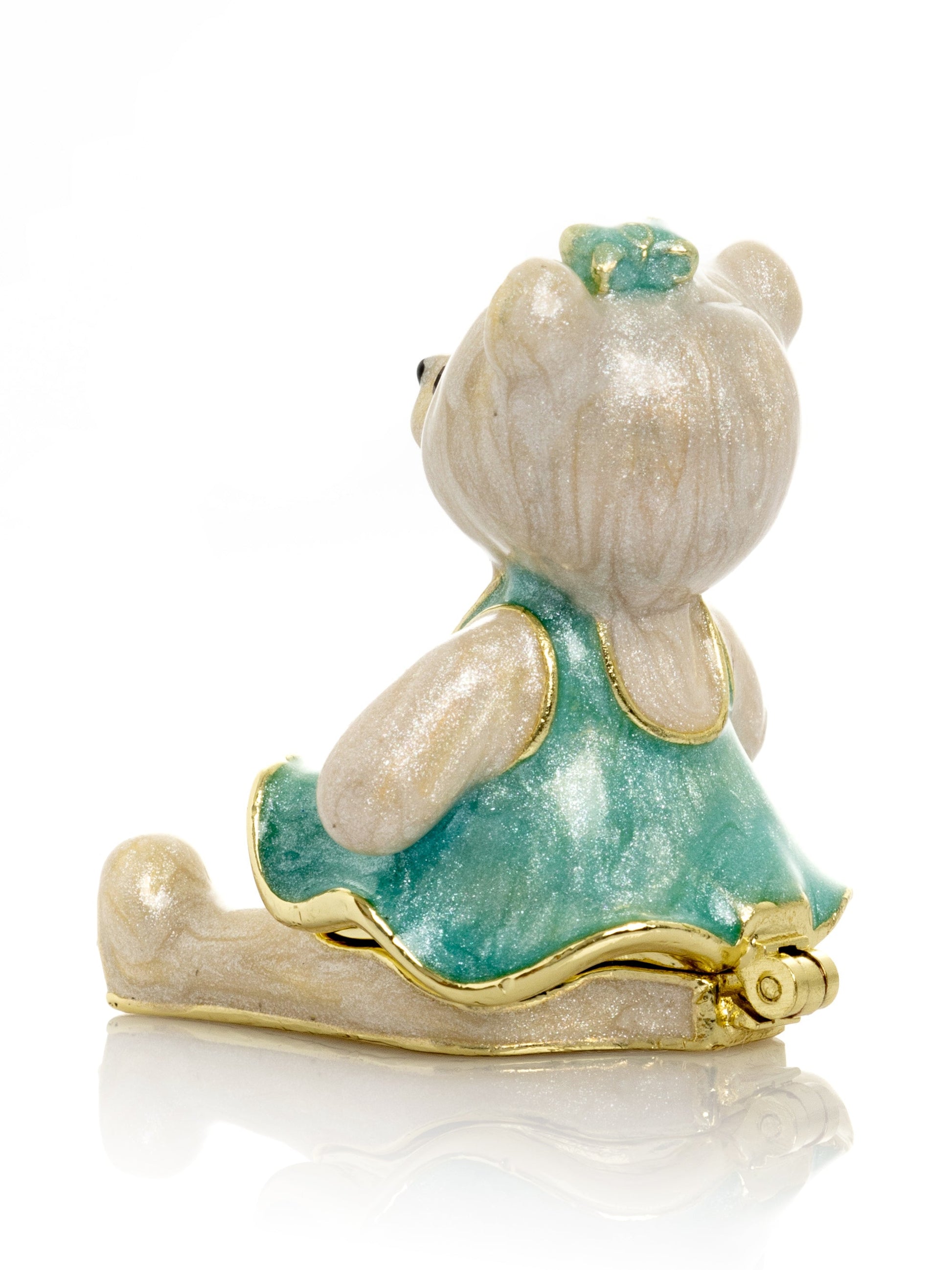 Keren Kopal Teddy Bear with Turquoise Dress