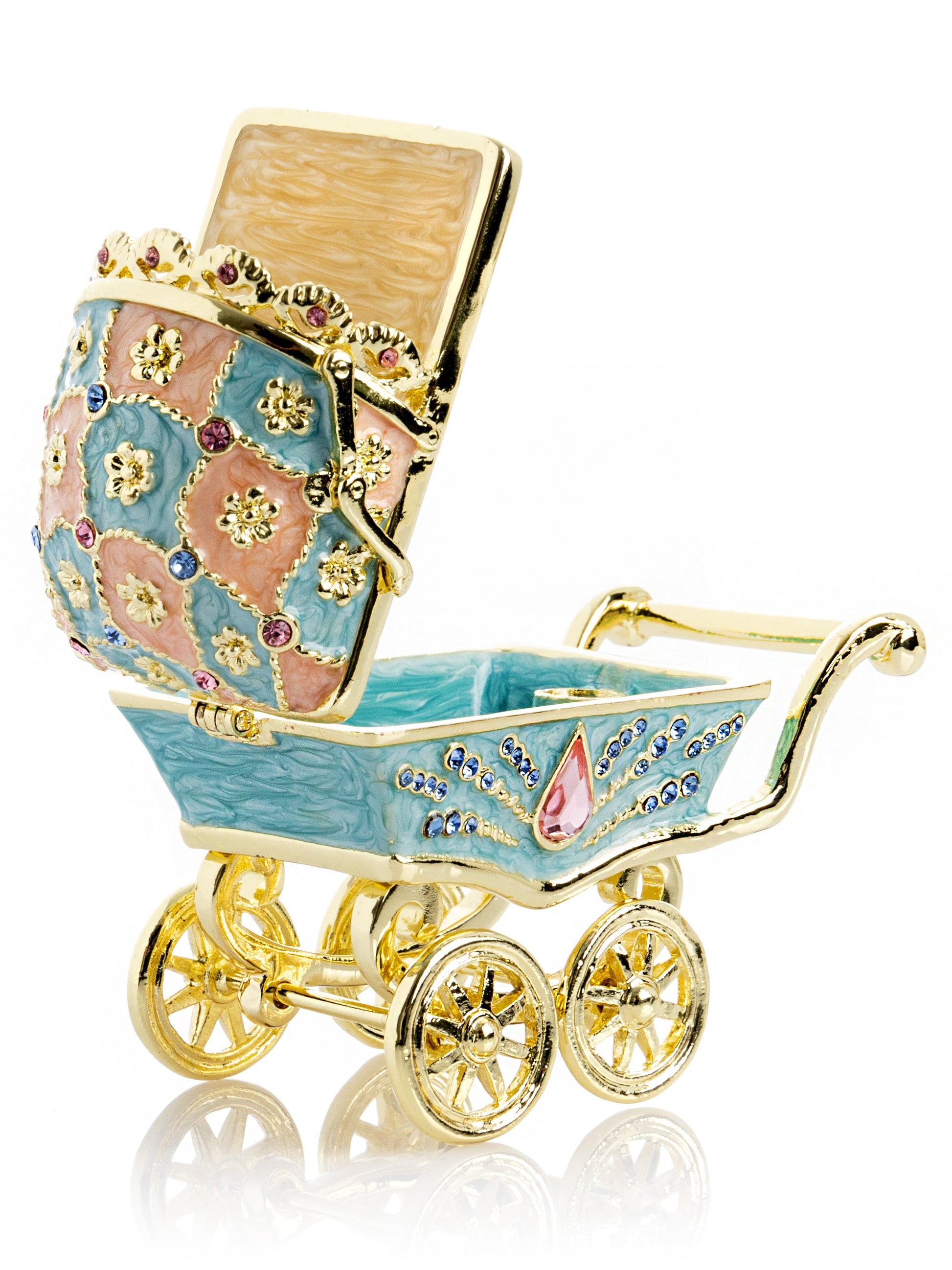 Keren Kopal Baby Carriage trinket box