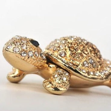 Keren Kopal Tiny Silver and Gold Turtle