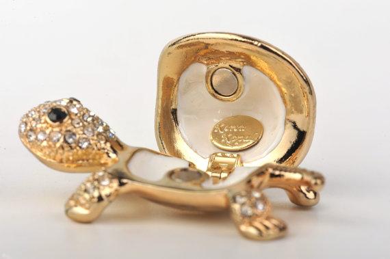 Keren Kopal Tiny Silver and Gold Turtle